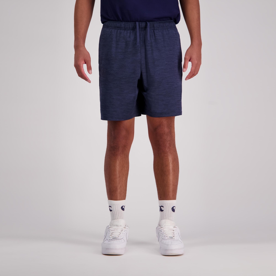 MENS VAPODRI 9IN TEMPO KNIT SHORT NAVY MARLE