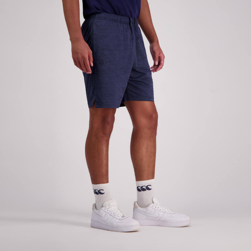 Canterbury M Vapodri 9In Tempo Knit Short Navy Marle