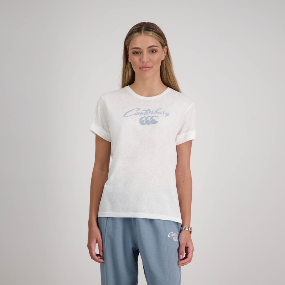 Women Blaze T-Shirt Cloud Dancer