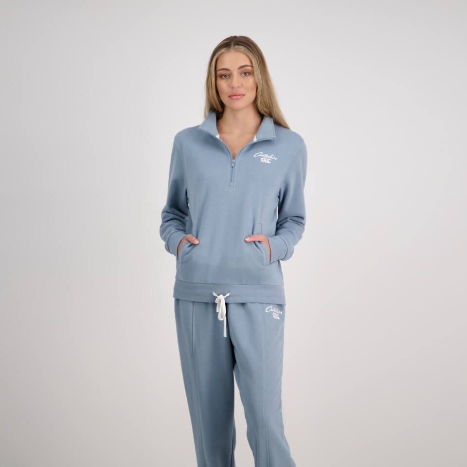 Canterbury W Blaze 1/4 Zip Sweat Citadel