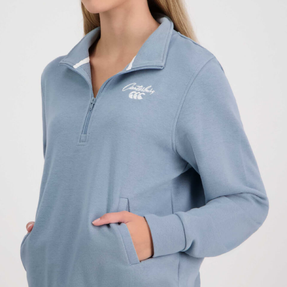 Canterbury W Blaze 1/4 Zip Sweat Citadel