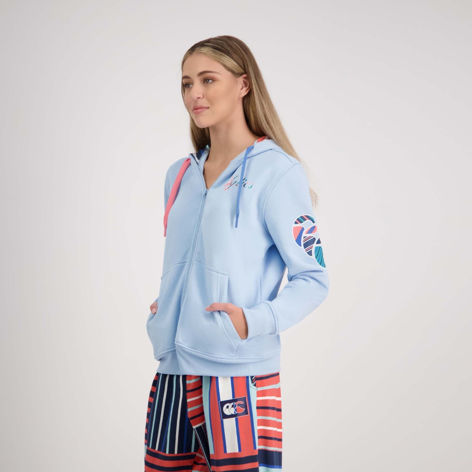 Women Uglies Fz Hoodie Cerulean Blue