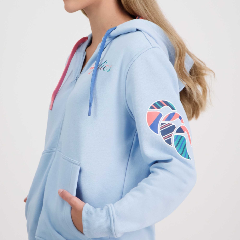 Women Uglies Fz Hoodie Cerulean Blue