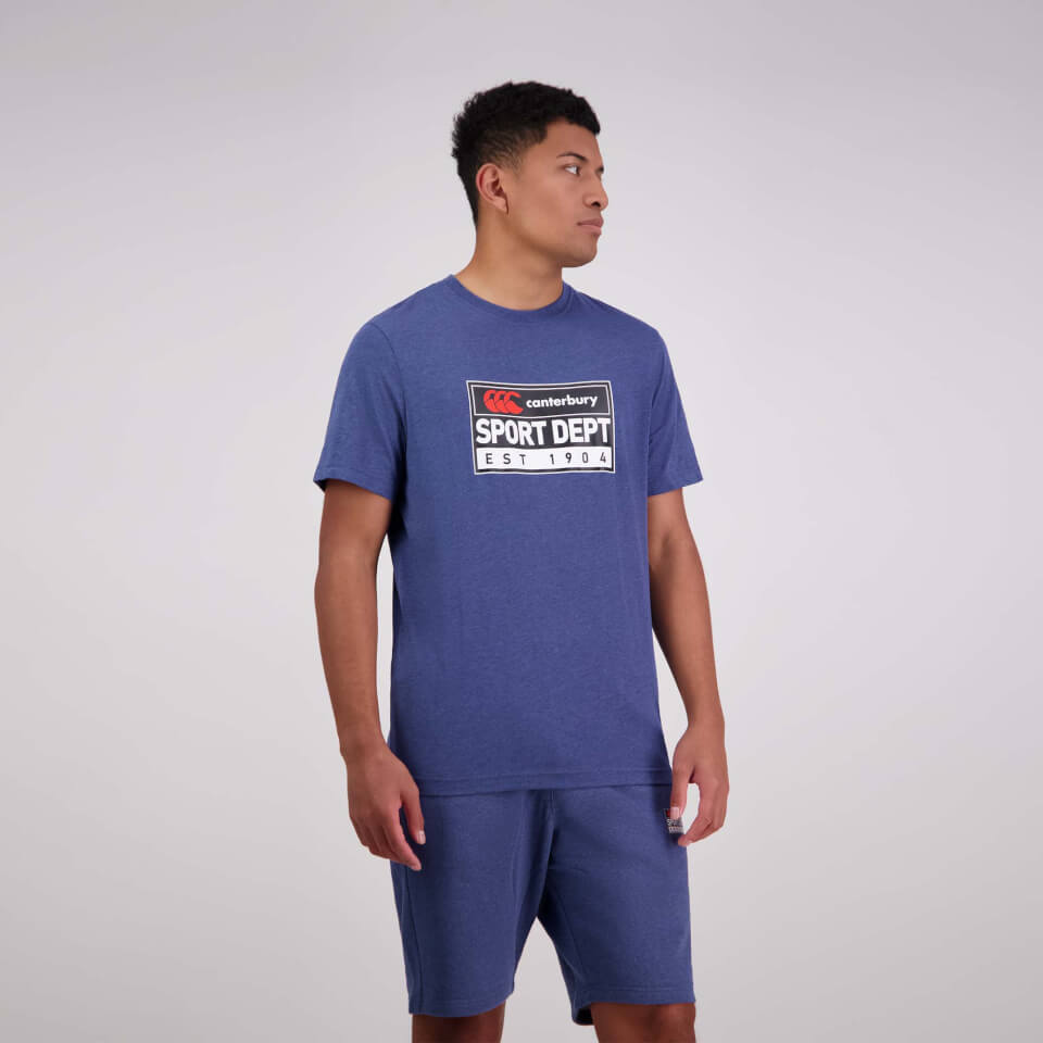 Canterbury M Sport Dept. Ss T-Shirt Denim Marl