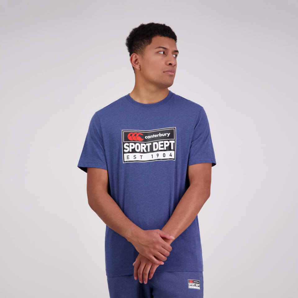 Canterbury M Sport Dept. Ss T-Shirt Denim Marl