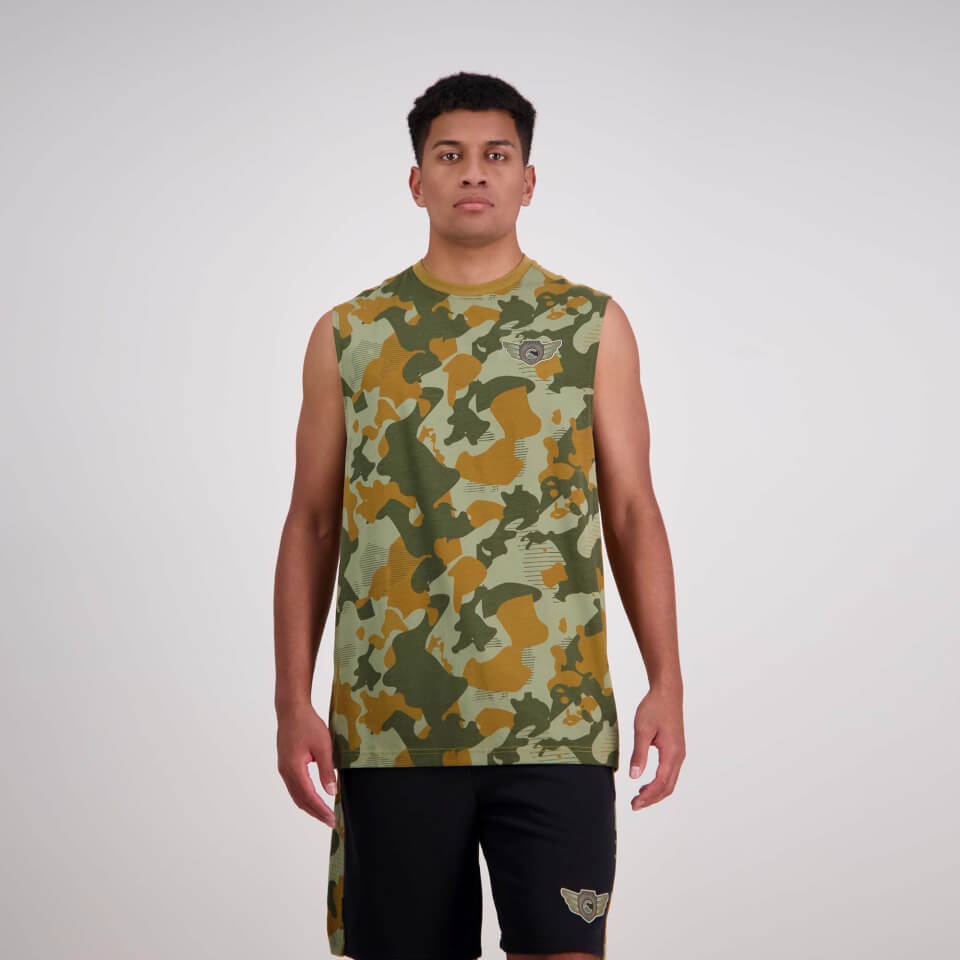 Canterbury M Force Aop Singlet Beetle