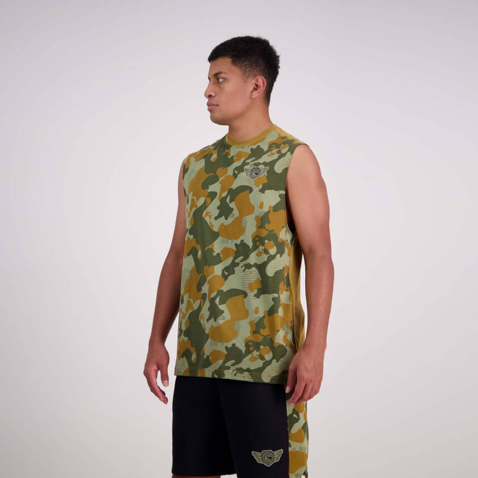 Canterbury M Force Aop Singlet Beetle