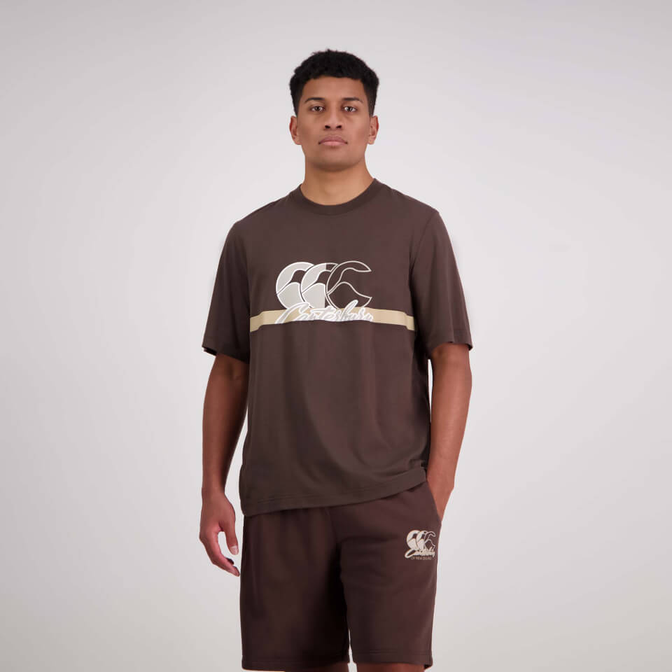 Canterbury M Clash T-Shirt Turkish Coffee
