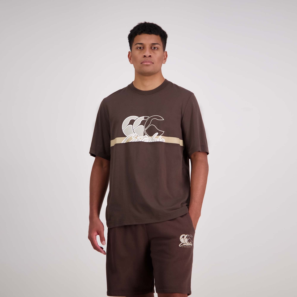 Mens Clash T-Shirt Turkish Coffee