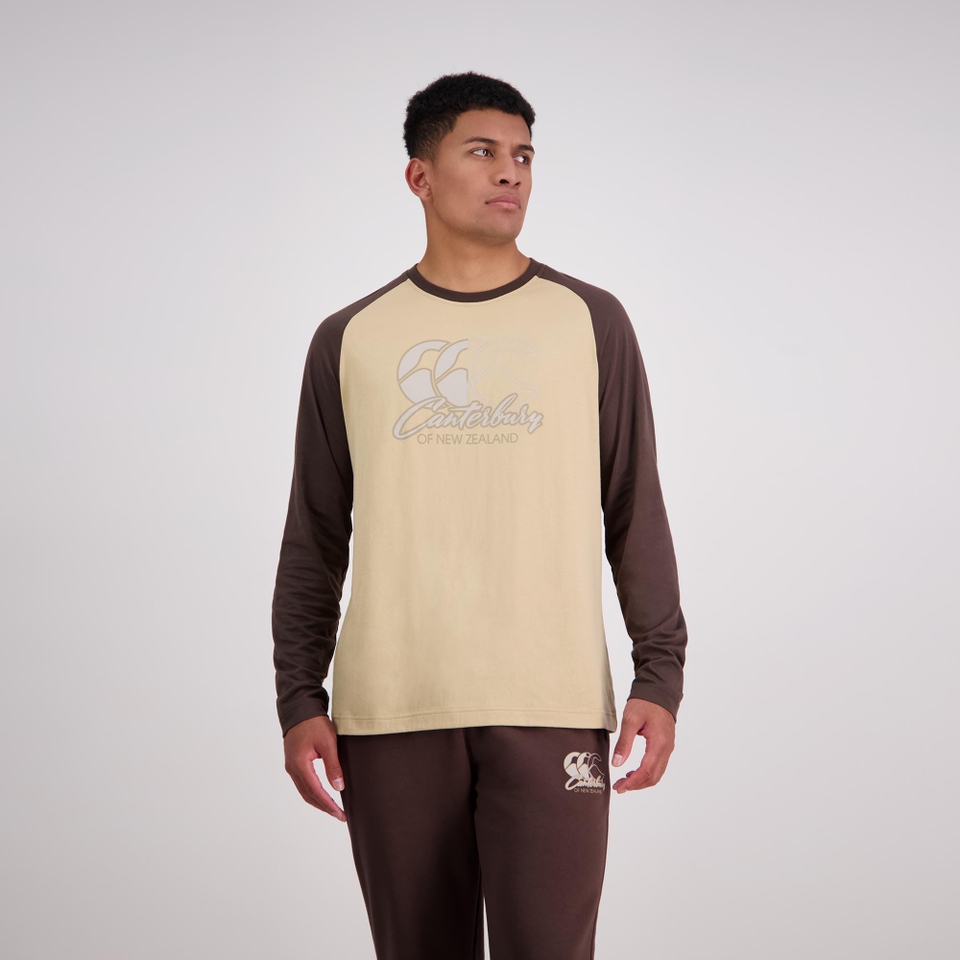 MENS CLASH LS RAGLAN T-SHIRT INCENSE