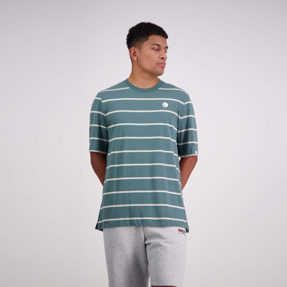 Mens Ss Yarn Dye T-Shirt Sea Pine