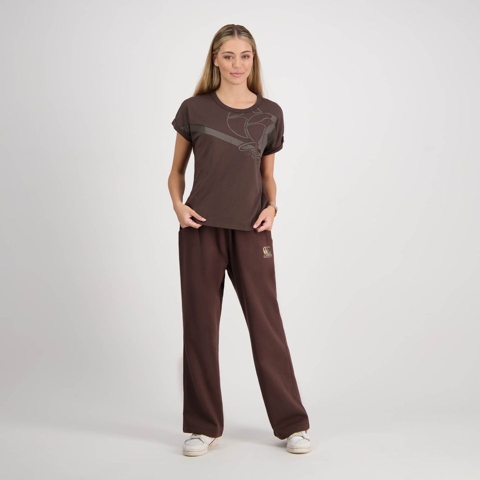 Women Clash Oversize T-Shirt Turkish Coffee