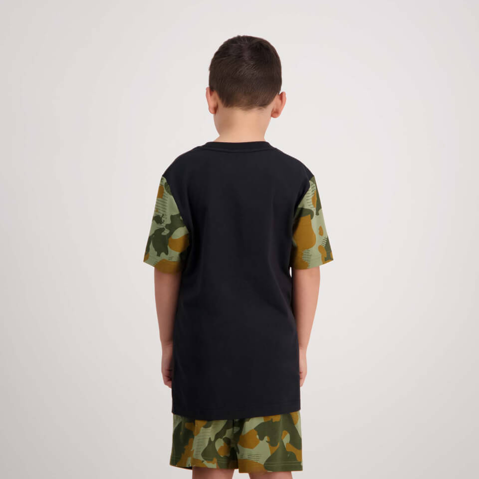 Kids Forcece Crest T-Shirt Jet Black