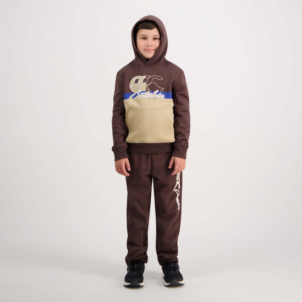 KIDS CLASH TRACKPANT TURKISH COFFEE