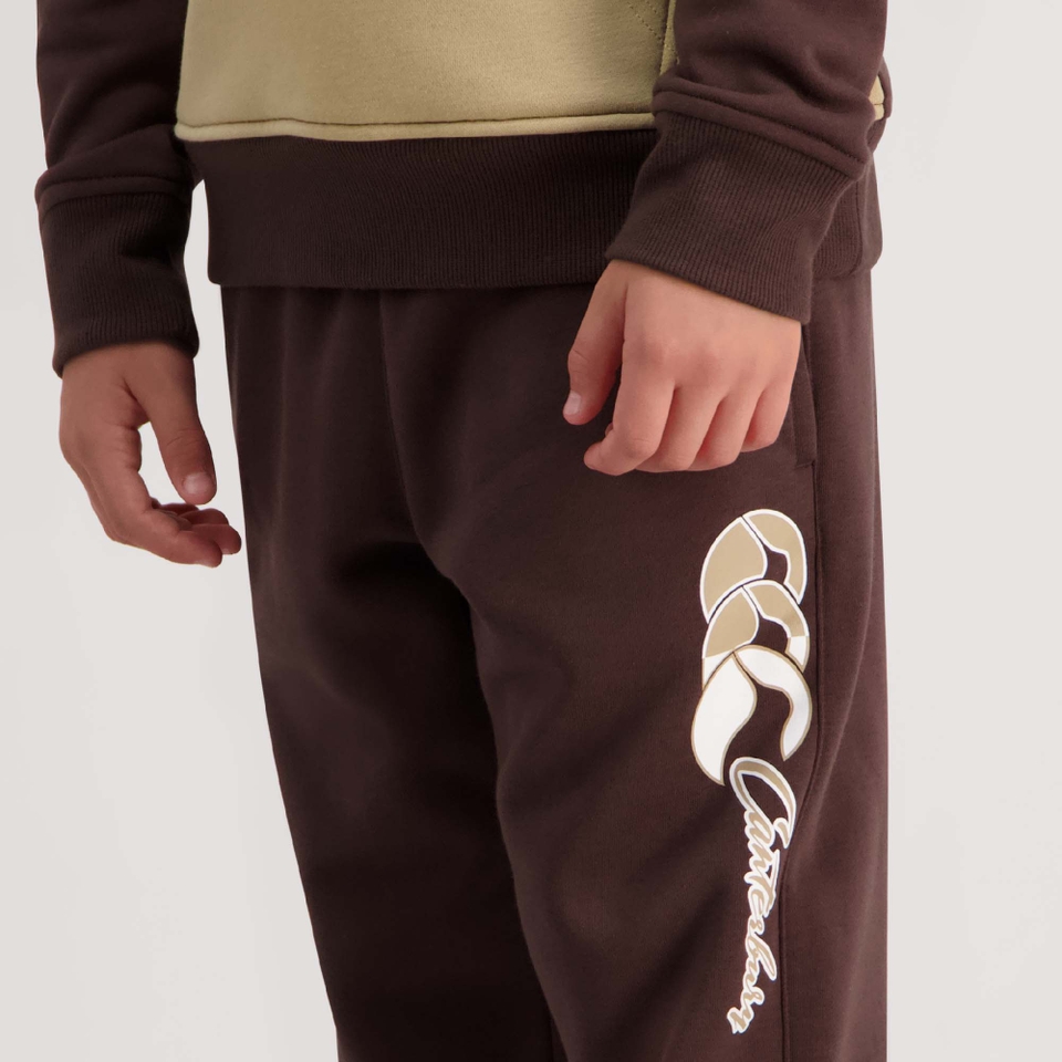 KIDS CLASH TRACKPANT TURKISH COFFEE