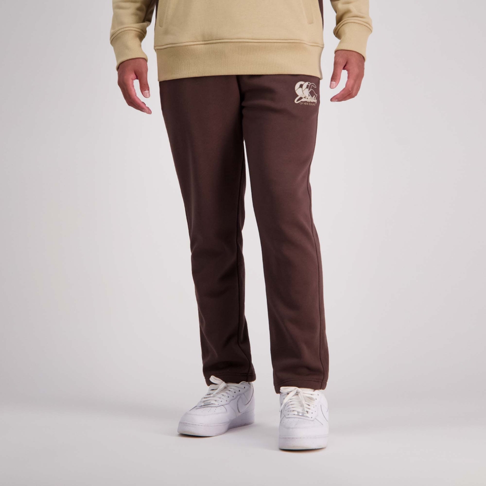 MENS CLASH STRAIGHT LEG 32IN TRACKPANT TURKISH COFFEE