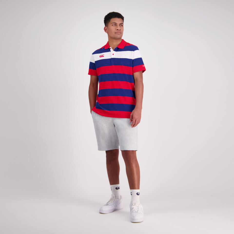 Canterbury M Engineered Stripe Ss Polo Formula One