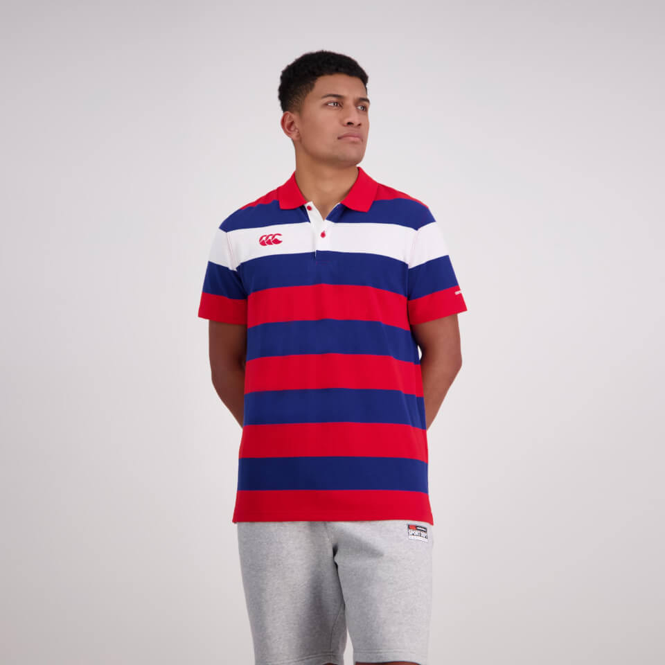 Canterbury M Engineered Stripe Ss Polo Formula One