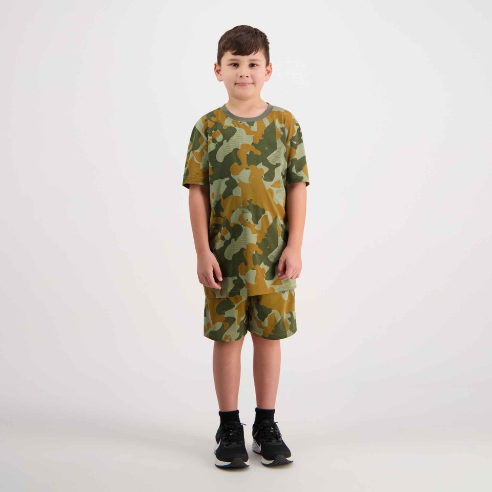 KIDS FORCE AOP KNIT SHORT BEETLE