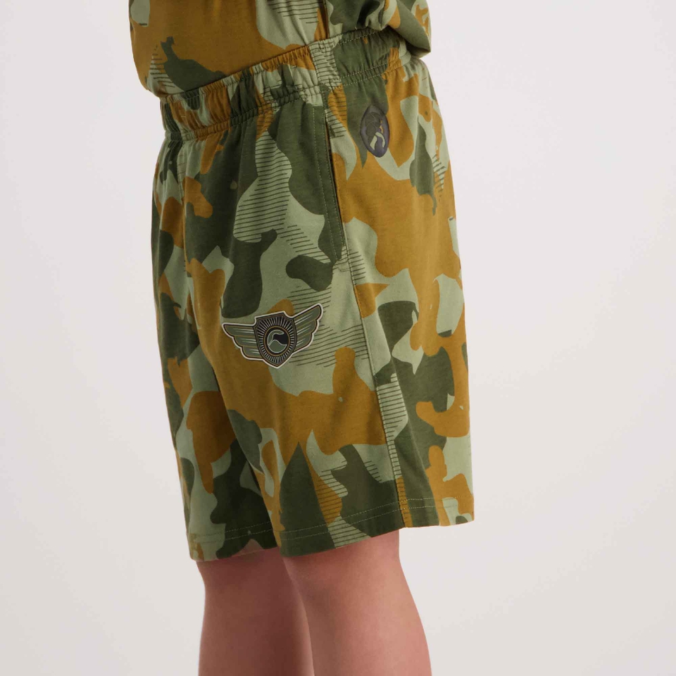 KIDS FORCE AOP KNIT SHORT BEETLE