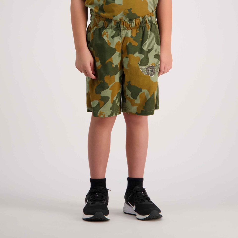 KIDS FORCE AOP KNIT SHORT BEETLE