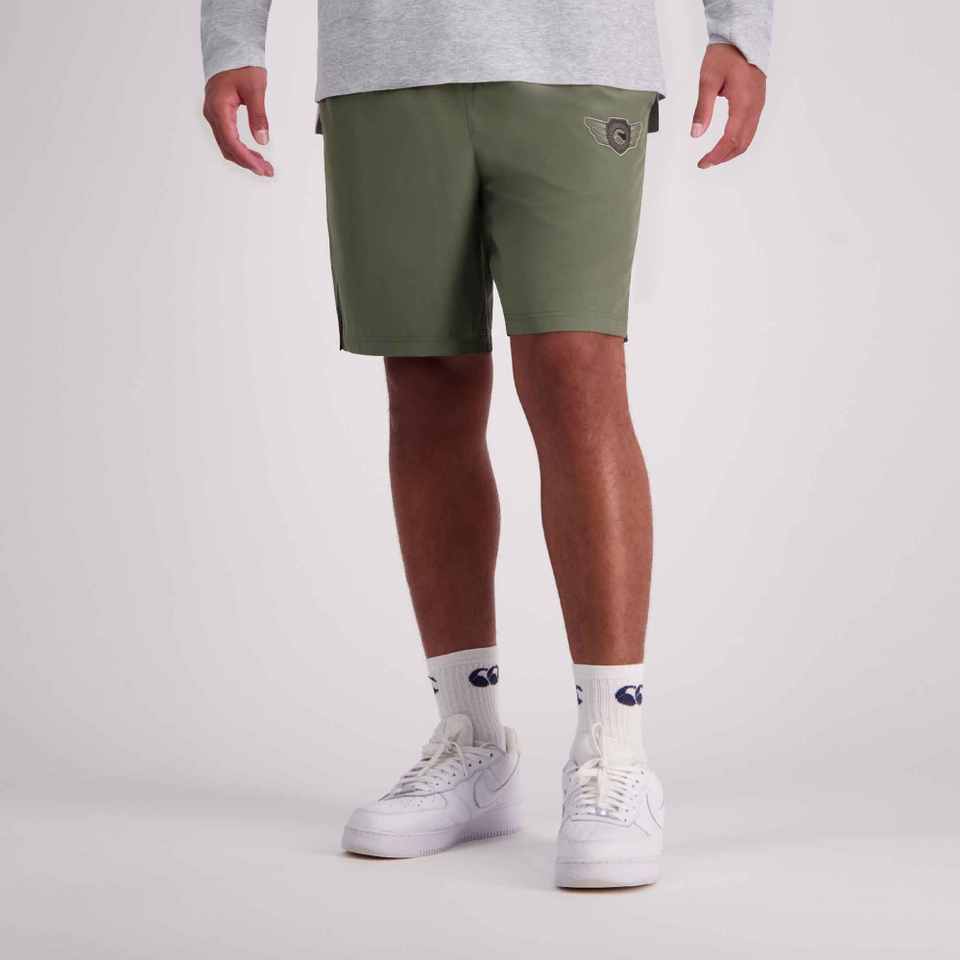 MENS FORCE VAPODRI 8IN WOVEN SHORT BEETLE
