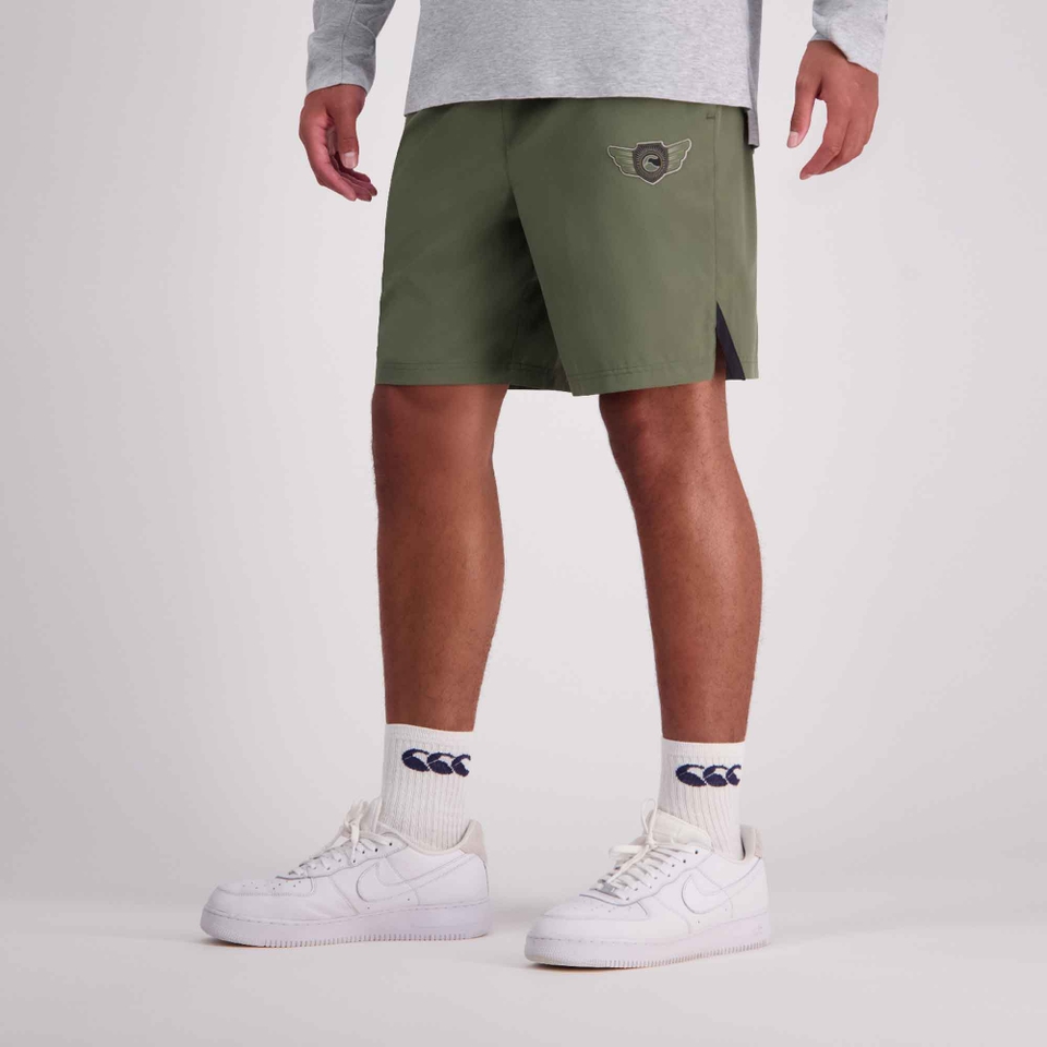 MENS FORCE VAPODRI 8IN WOVEN SHORT BEETLE