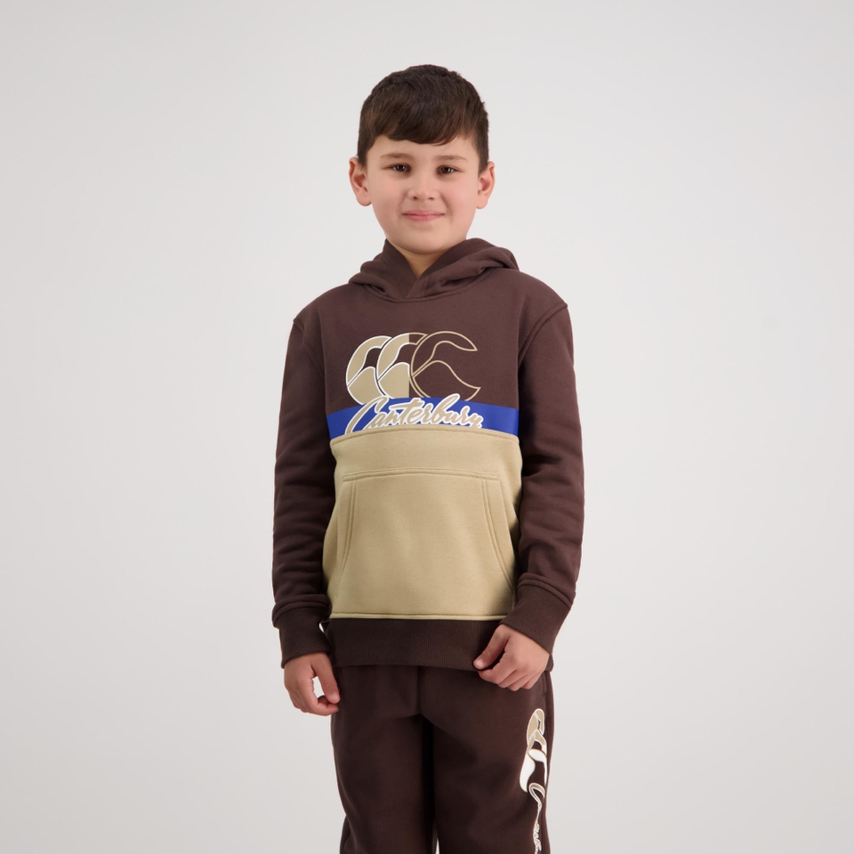 KIDS CLASH HOODIE TURKISH COFFEE