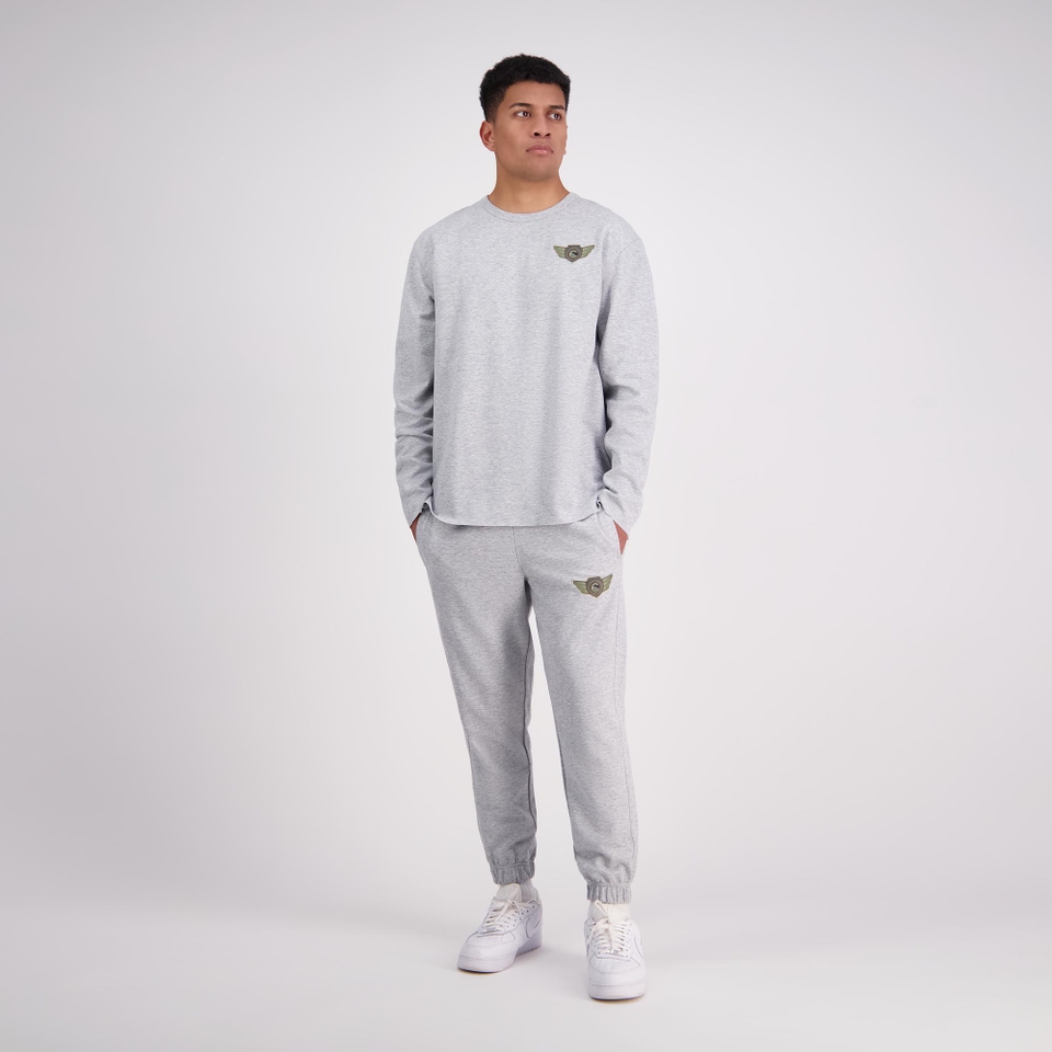 MENS FORCE VAPODRI 32IN KNIT PANT CLASSIC MARLE