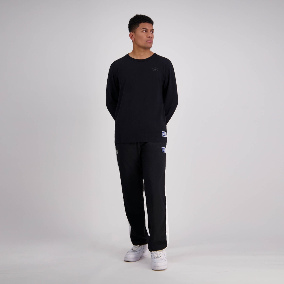 MENS CAPTAIN LS T-SHIRT JET BLACK