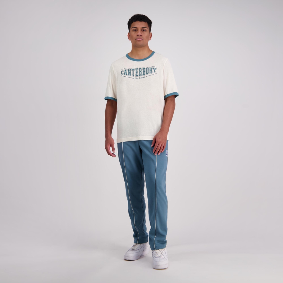MENS CAPTAIN RINGER T-SHIRT ANTIQUE WHITE- 59