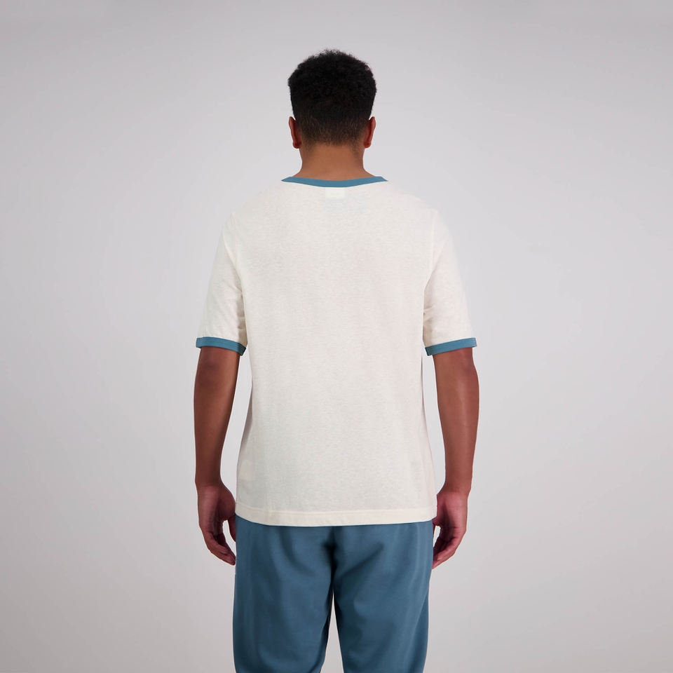 MENS CAPTAIN RINGER T-SHIRT ANTIQUE WHITE- 59