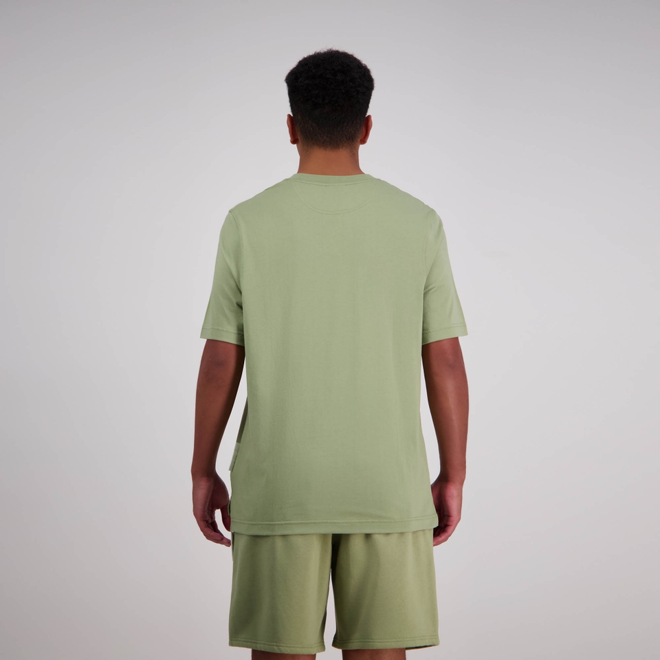 MENS CNZ LARGE LOGO T-SHIRT OIL GREEN