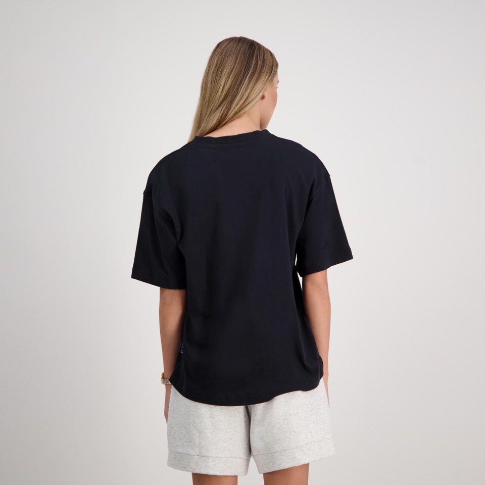 Women Captain T-Shirt Jet Black