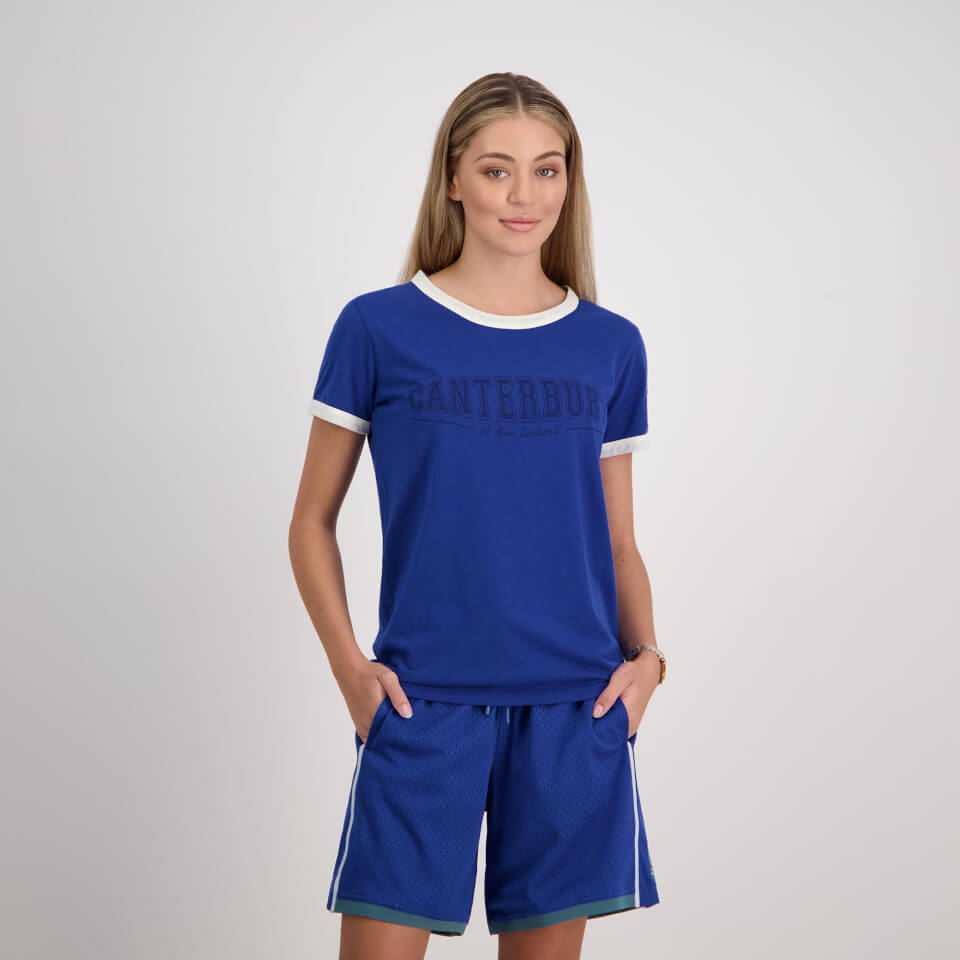 Women Captain Ss Ringer T-Shirt Limoges
