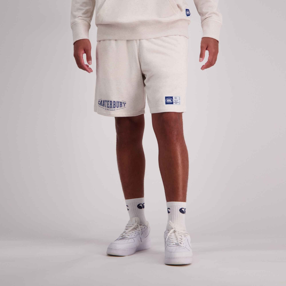 MENS CAPTAIN 8IN KNIT SHORT OATMEAL MARLE- 28