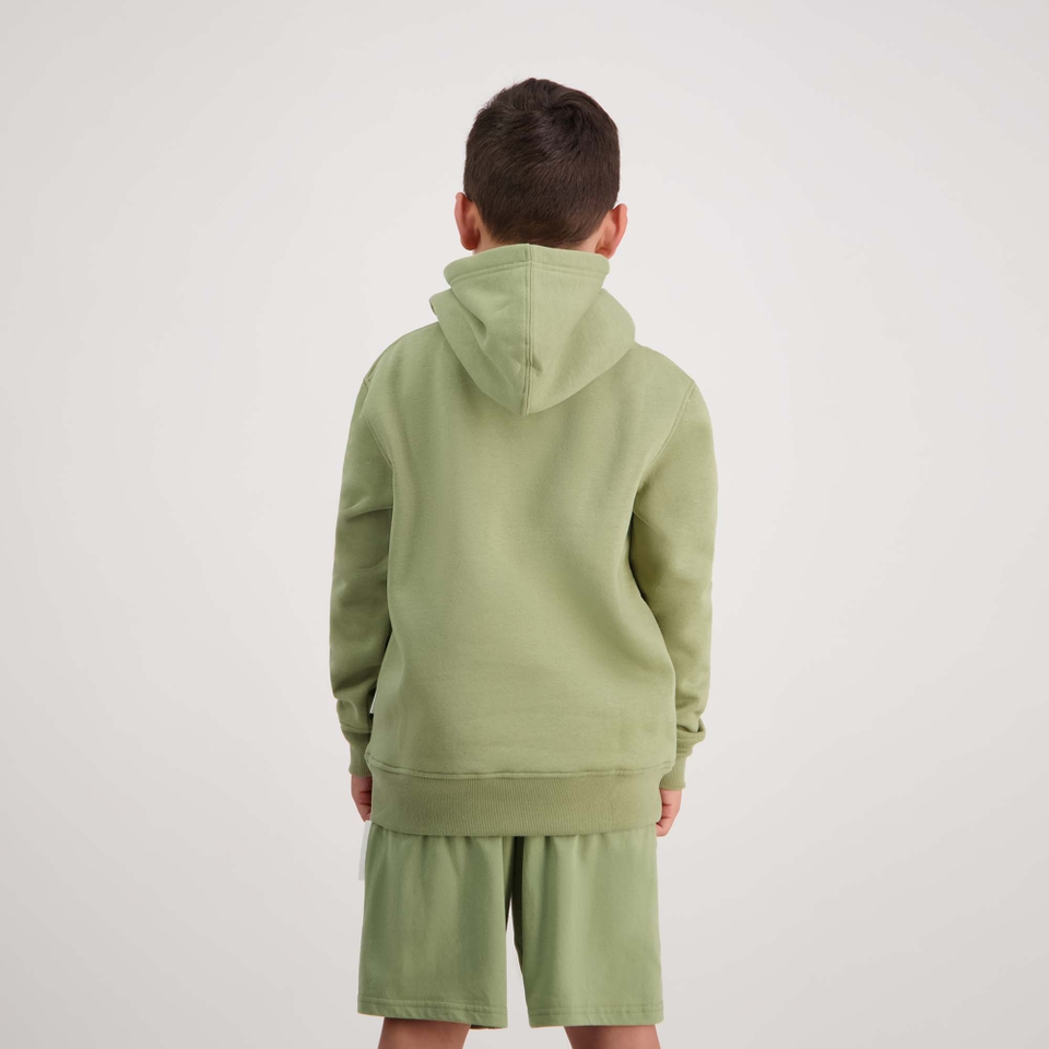KIDS CNZ LARGE LOGO HOODIE OIL GREEN