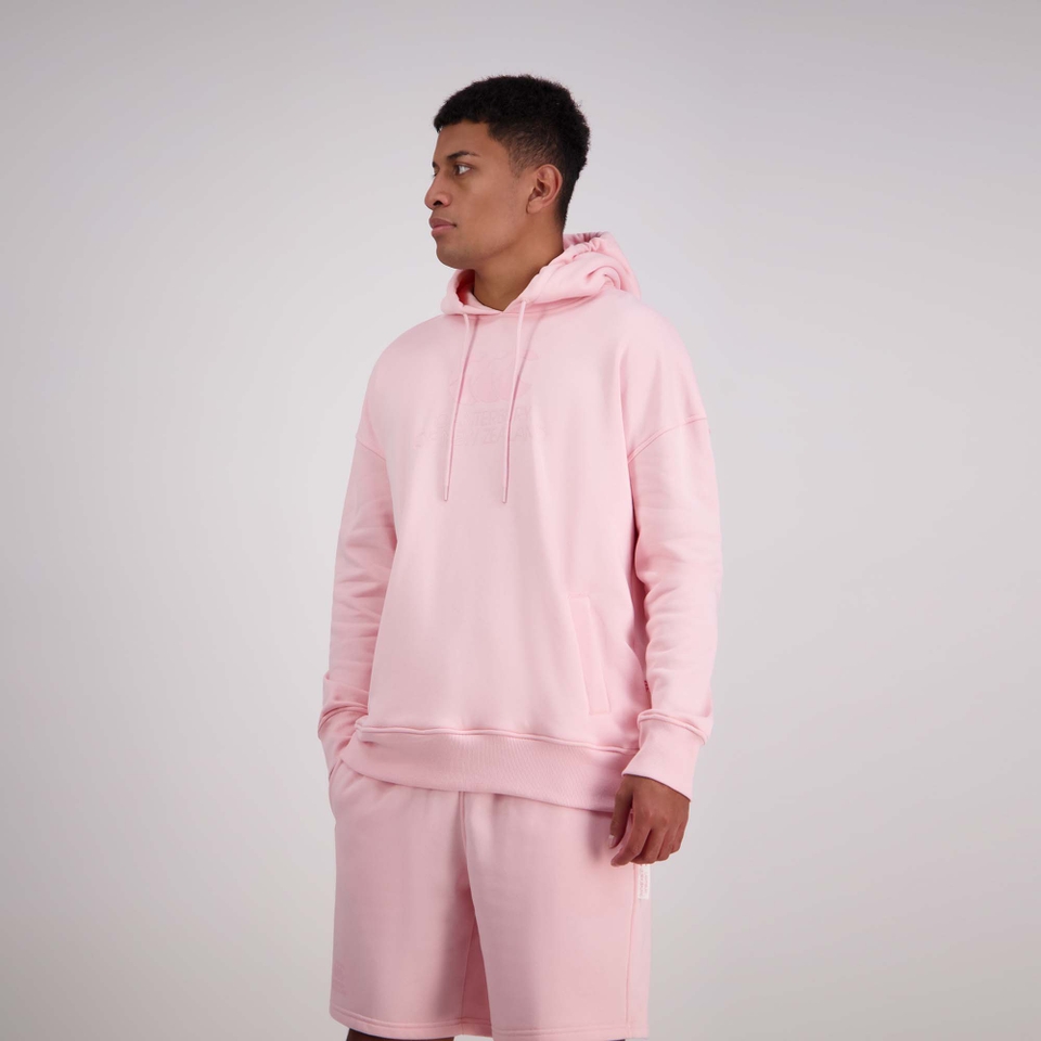 Mens Cnz Large Logo Hoodie Almond Blossom