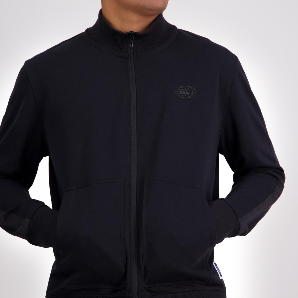 MENS CAPTAIN FZ JACKET JET BLACK