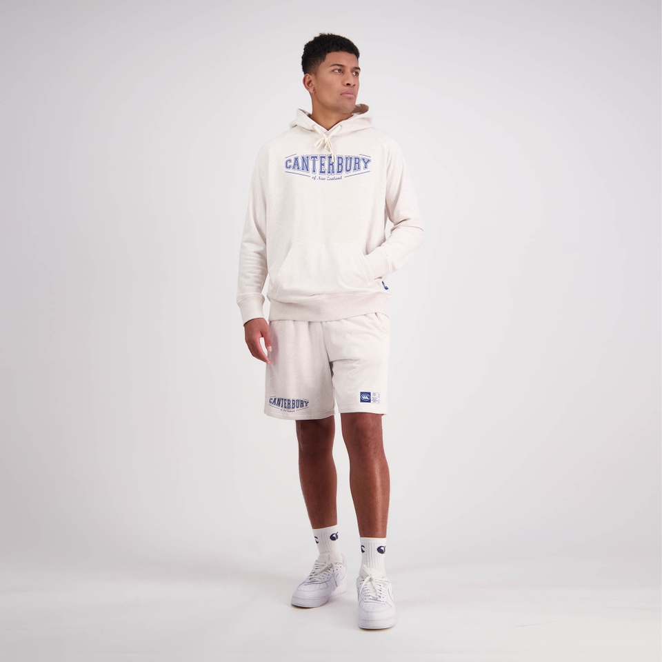 MENS CAPTAIN RAGLAN HOODIE OATMEAL MARLE- 28