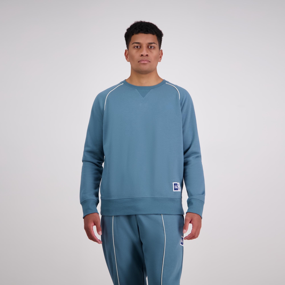 MENS CAPTAIN PIPED CREW SWEAT HYDRO