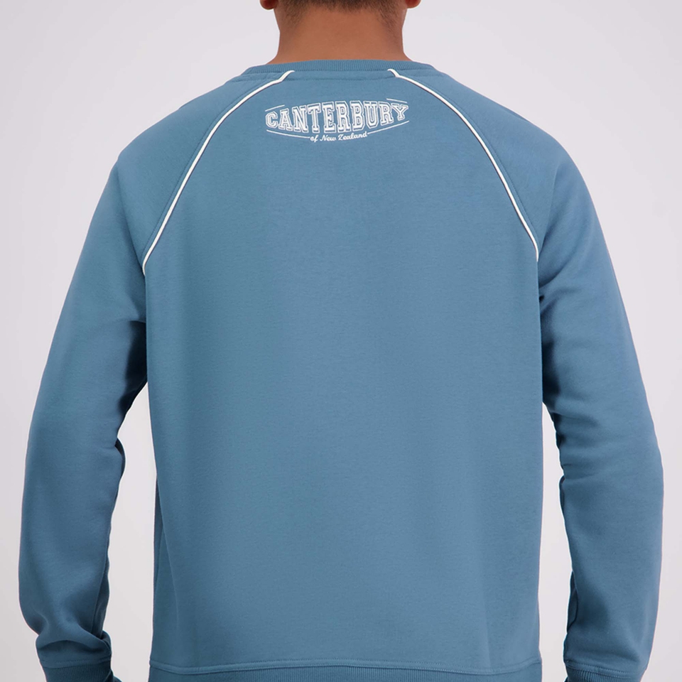 MENS CAPTAIN PIPED CREW SWEAT HYDRO