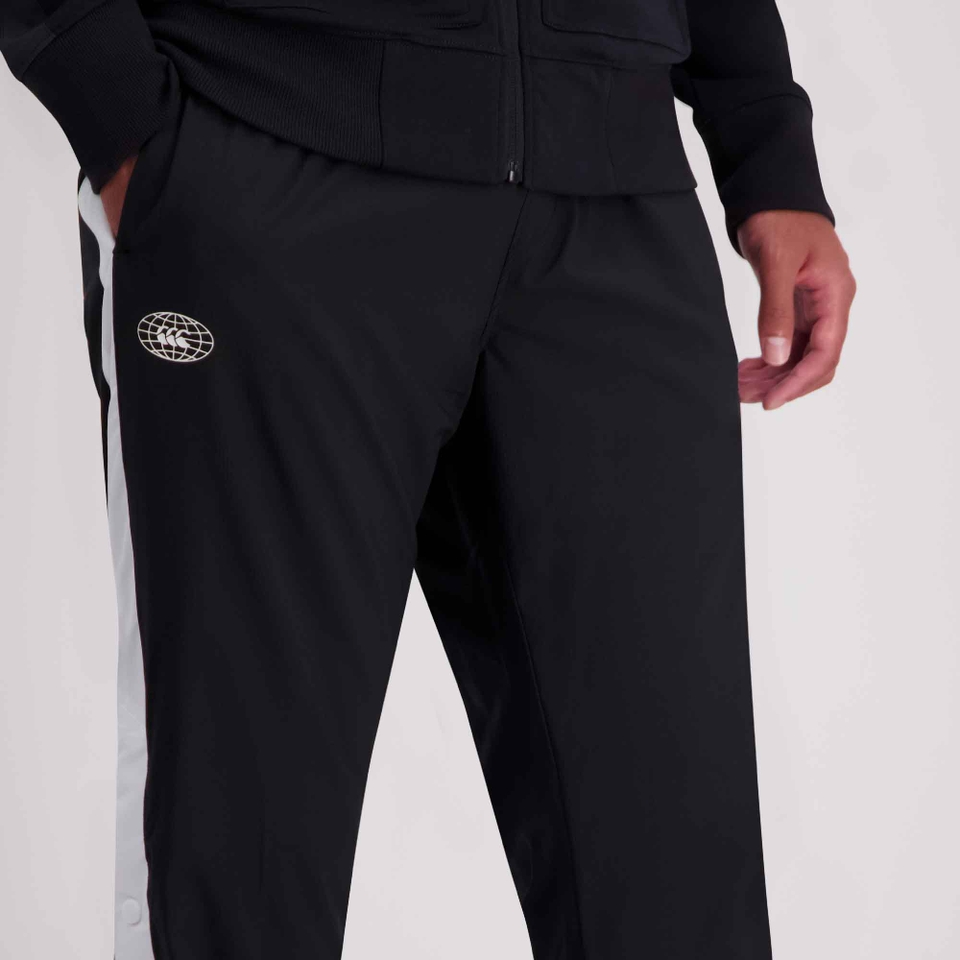 MENS CAPTAIN WOVEN TRACKPANT JET BLACK