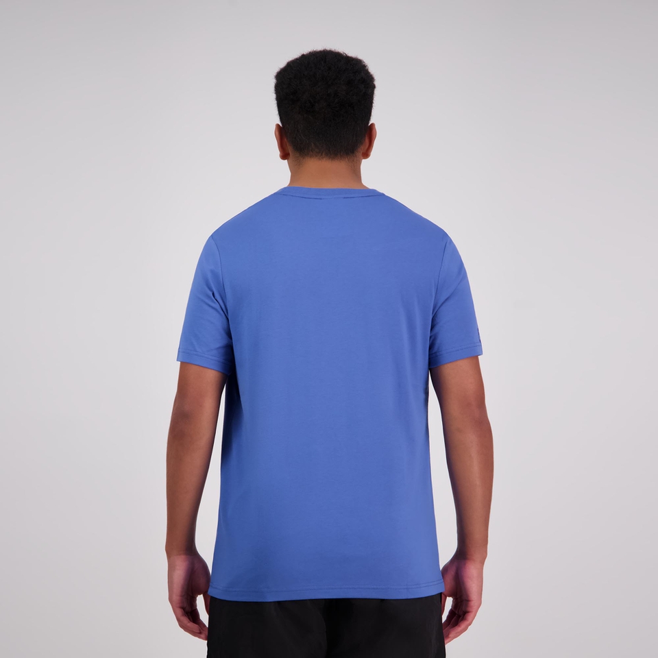 MENS BRUSH STROKE T-SHIRT BRIGHT COBALT
