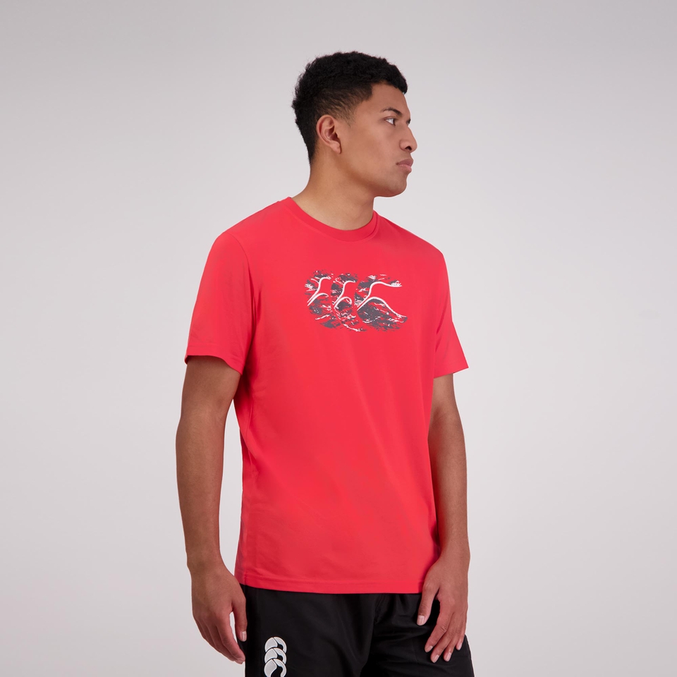 MENS MILITIA CANTERBURY T-SHIRT BITTERSWEET