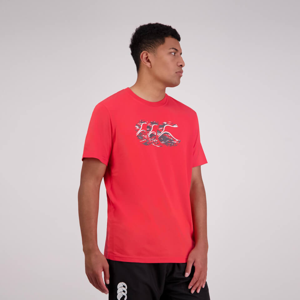 MENS MILITIA CANTERBURY T-SHIRT BITTERSWEET