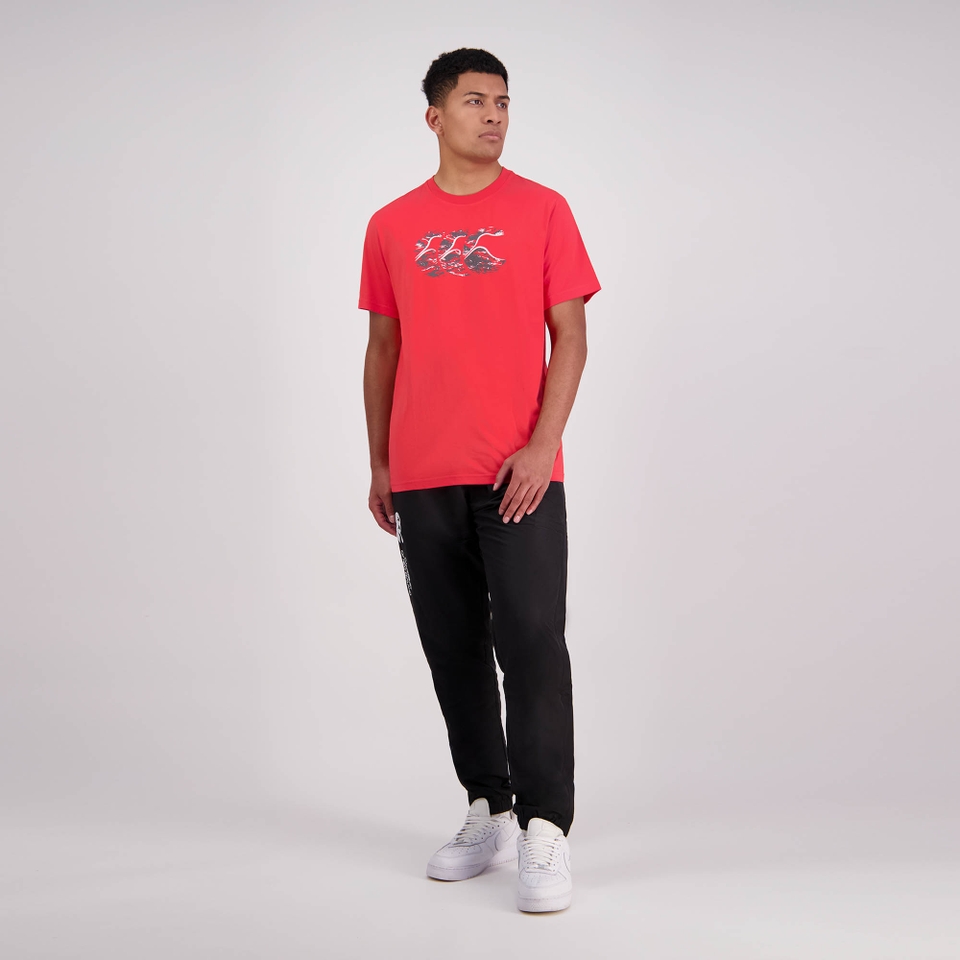 MENS MILITIA CANTERBURY T-SHIRT BITTERSWEET