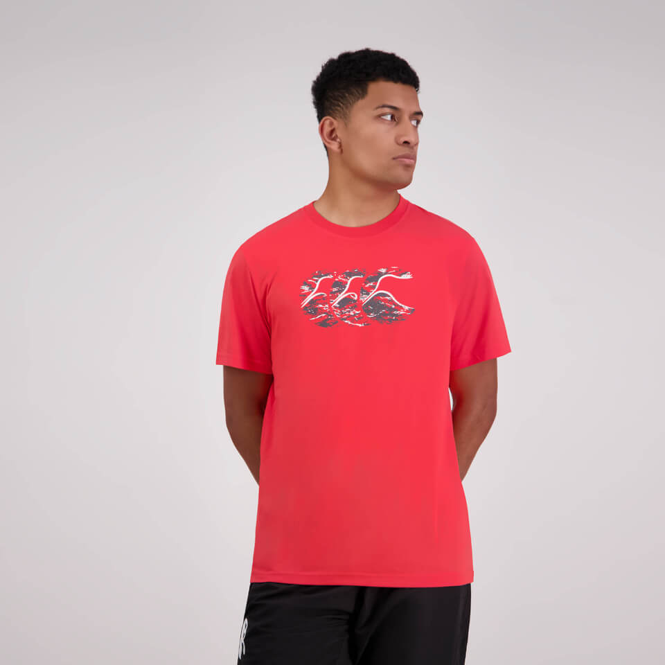 MENS MILITIA CANTERBURY T-SHIRT BITTERSWEET