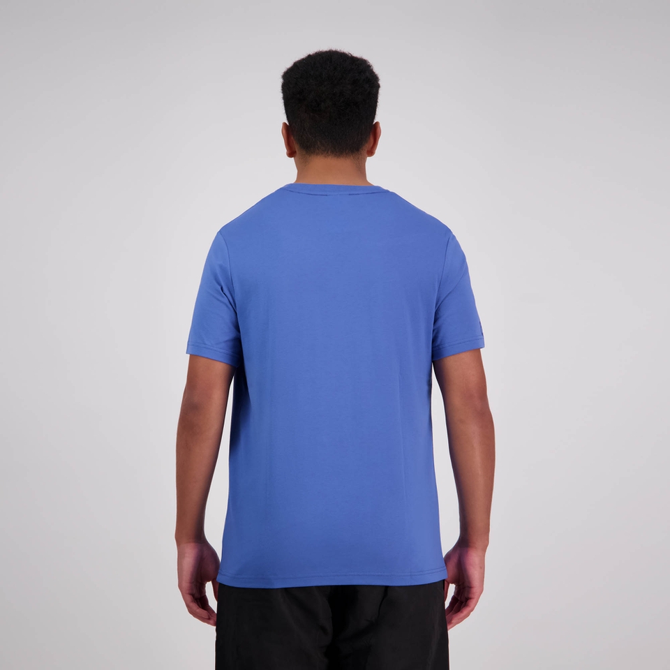 MENS STRIPE CANTERBURY T-SHIRT BRIGHT COBALT