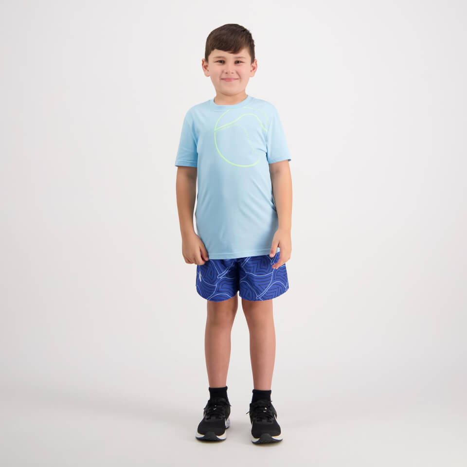 Kids Brush Stroke T-Shirt Sky Blue